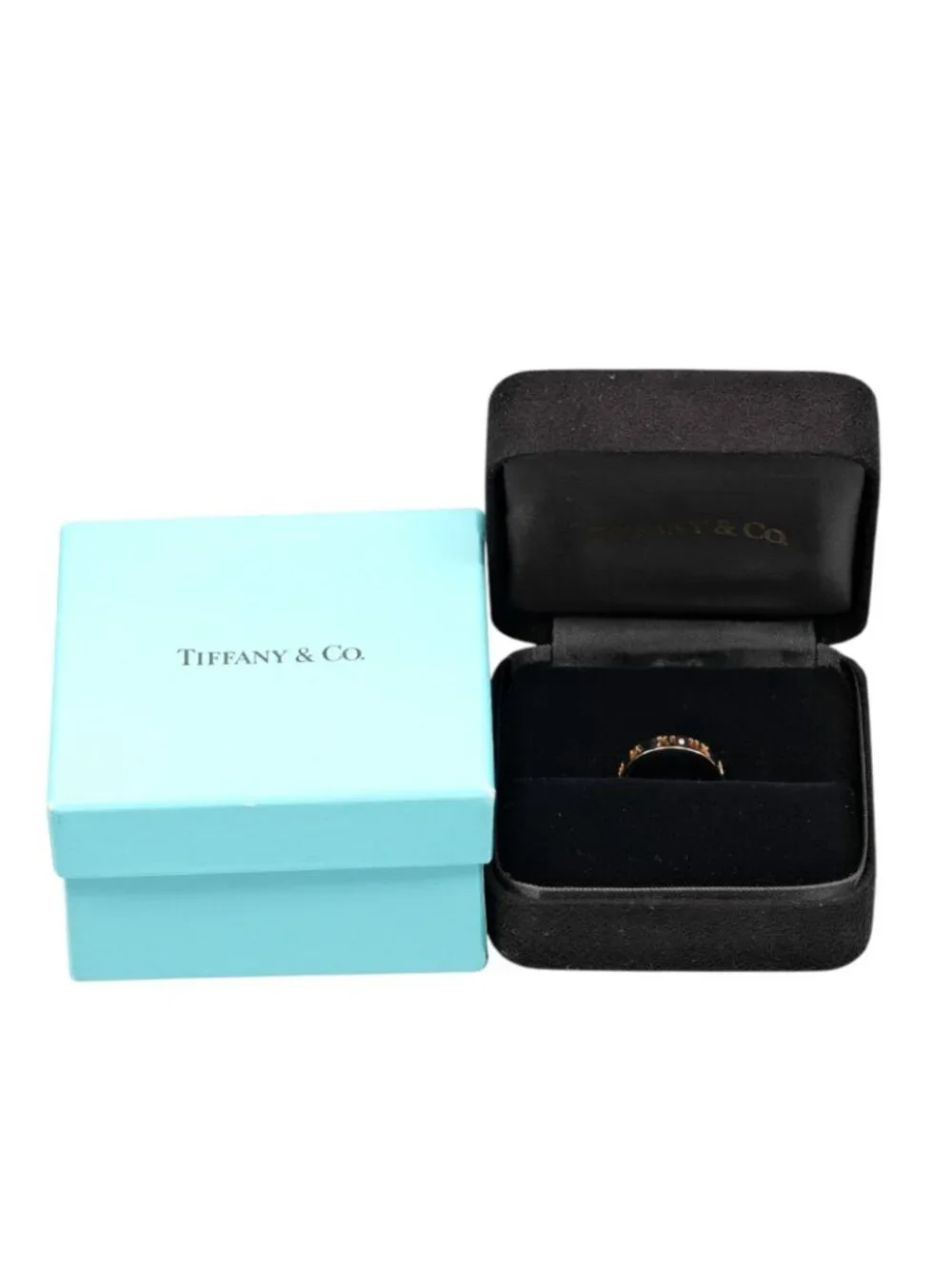 Tiffany & Co Pierced Atlas 18k Yellow Gold Diamond Ring